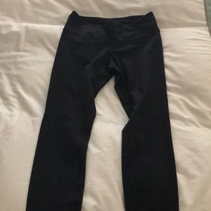 Lululemon wunder under pants in black, size 6